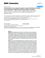 Construction of a comparative genetic map in faba bean (Vicia faba L.); conservation of genome structure with Lens culinaris
