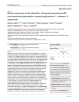 Recent advances in the detection of repeat expansions with short-read next-generation sequencing
