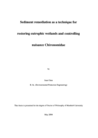 Sediment remediation as a technique for restoring eutrophic wetlands and controlling nuisance Chironomidae