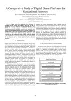 A comparative study of digital game platforms for educational purposes