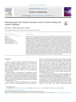 Estimating peak water demand: Literature review of current standing and research challenges