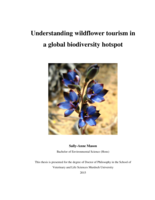 Understanding wildflower tourism in a global diversity hotspot