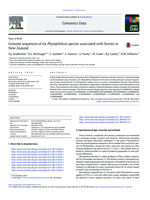 Genome sequences of six Phytophthora species associated with forests in New Zealand