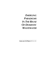 Emerging paradigms in the reuse of domestic wastewater