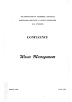 Municipal landfill sites - geochemistry and site management