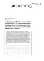 As Organizações Não Governamentais Internacionais e as Instituições Públicas de Saúde no sul de Moçambique: dois estudos de caso sobre as atividades de prevenção da Malária [International Non-Governmental Organizations and Public Health Institutions in Southern Mozambique: A study case of Malaria prevention activities]