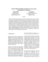 Using an effective Boltzmann machine to learn context dependencies of a sequence