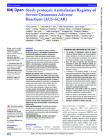 Study protocol: Australasian Registry of Severe Cutaneous Adverse Reactions (AUS-SCAR)