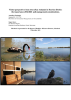 Visitor perspectives from two urban wetlands in Boorloo (Perth): The importance of birdlife and management considerations