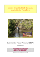 Control of feral Goldfish (Carassius auratus) in the Vasse River