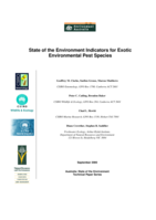 Implementing State of the Environment Indicators for Exotic Pest Species