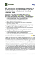 The effect of high polyphenol extra virgin olive oil on blood pressure and arterial stiffness in healthy Australian adults: A randomized, controlled, cross-over study