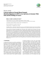 Critical analysis of strand-biased somatic mutation signatures in TP53 versus Ig genes, in genome-wide data and the etiology of cancer
