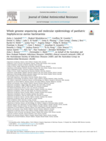 Whole genome sequencing and molecular epidemiology of paediatric Staphylococcus aureus bacteraemia