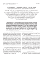Development of a multilocus sequence tool for typing Cryptosporidium muris and Cryptosporidium andersoni