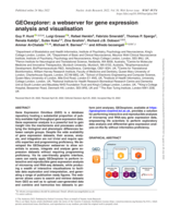 GEOexplorer: a webserver for gene expression analysis and visualisation