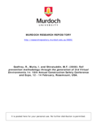 Fall prevention methodology through the generation of 3rd Virtual Environments