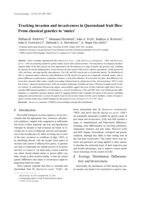 Tracking invasion and invasiveness in queensland fruit flies: From classical genetics to ‘omics’