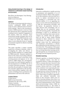 Using situated learning in the design of interactive multimedia-based learning environments