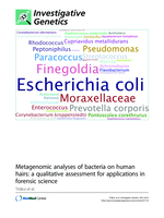 Metagenomic analyses of bacteria on human hairs: a qualitative assessment for applications in forensic science