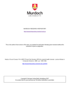 Three Fold System (3FS) for mental health domain