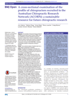A cross-sectional examination of the profile of chiropractors recruited to the Australian Chiropractic Research Network (ACORN): a sustainable resource for future chiropractic research