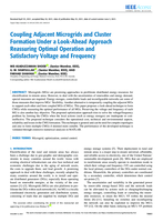 Coupling adjacent microgrids and cluster formation under a Look-Ahead approach reassuring optimal operation and satisfactory voltage and frequency