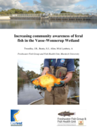 Increasing community awareness of feral fish in the Vasse-Wonnerup Wetland. Report for Coastwest
