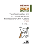 The characteristics and success of vertebrate translocations within Australia 2009