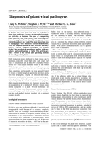 Diagnosis of plant viral pathogens