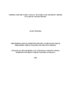 Chiming for the Clime: 'GLocal'  dynamics and aesthetic trends in climate change poetry