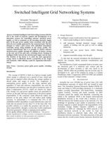 Switched intelligent grid networking systems