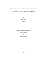 Overcoming soil water constraints to chickpea yield in rainfed environments of Western Australia and Bangladesh