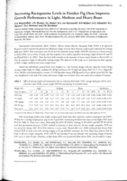 Increasing ractopamine levels in finisher pig diets improves growth performance in light, medium and heavy boars