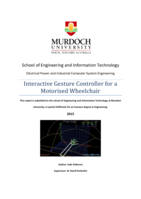 Interactive gesture controller for a motorised wheelchair