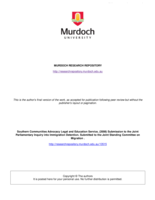 Submission to the Joint Parliamentary Inquiry into Immigration Detention