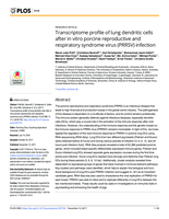 Transcriptome profile of lung dendritic cells after in vitro porcine reproductive and respiratory syndrome virus (PRRSV) infection