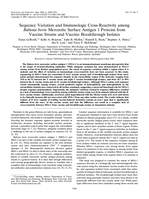 Sequence variation and immunologic cross-reactivity among Babesia bovis merozoite surface antigen 1 proteins from vaccine strains and vaccine breakthrough isolates