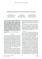 Modeling the Personal Space of Virtual Agents for Behavior Simulation