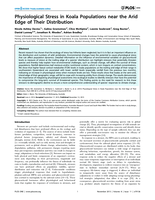 Physiological stress in koala populations near the arid edge of their distribution