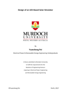 Design of an LED-Based solar simulator