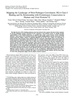Mapping the Landscape of Host-Pathogen Coevolution: HLA Class I Binding and Its Relationship with Evolutionary Conservation in Human and Viral Proteins