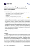 A splice intervention therapy for autosomal recessive juvenile Parkinson’s disease arising from Parkin mutations