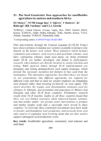 The Seed Constraint: New approaches for smallholder agriculture in eastern and southern Africa