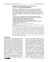Complete genome sequence of Mesorhizobium opportunistum type strain WSM2075T