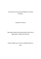 Ancient DNA & stable isotope profiling of fossil eggshell