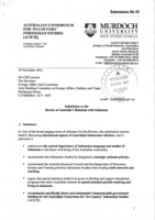 Submission to the Review of Australia's Relations with Indonesia (Submission No. 53)