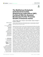 The multifarious endophytic actinobacterial isolate, streptomyces tubercidicus UAE1, combined with the seaweed biostimulant further promotes growth of Avicennia marina