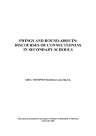 Swings and round-abouts: discourses of connectedness in secondary schools