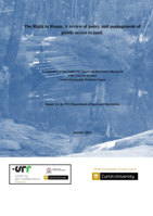 The right to roam. A review of policy and management of public access to land